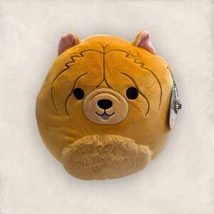 Squishmallows Sandro Dog 10” Plush NWT w/ Tag & Charm – Golden Puppy